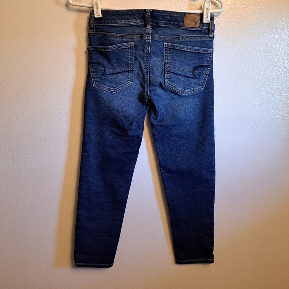 American Eagle Super Stretch Jegging Crop/Capri Jeans - Picture 2 of 9